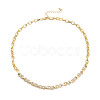 Infinity Cubic Zirconia Bracelets & Necklaces Jewelry Sets SJEW-M098-02G-2