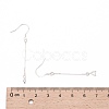 925 Sterling Silver Earring Hooks Findings STER-I014-30S-2