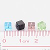 4~5mm Mixed Color Cube Glass Beads X-GS4MM-M-4