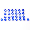 Transparent Blue Acrylic Beads TACR-YW0001-08B-2