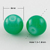 Imitation Jade Glass Beads Strands X-DGLA-S076-8mm-15-1