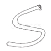 Rolo Chain Necklace for Men X-NJEW-F027-14-2mm-3