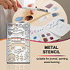 Stainless Steel Metal Stencils DIY-WH0242-267-4