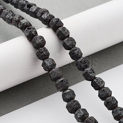 Natural Lava Rock Beads Strands G-H303-C29-1