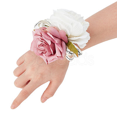 CRASPIRE 2Pcs Silk Wrist AJEW-CP0004-67-1