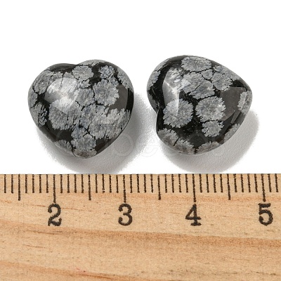 Natural Snowflake Obsidian Beads G-P531-A05-01-1