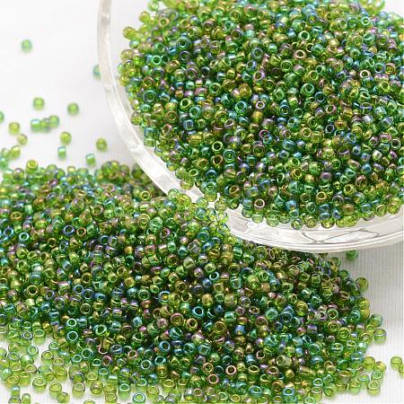 8/0 Round Glass Seed Beads X-SEED-J011-F8-175-1