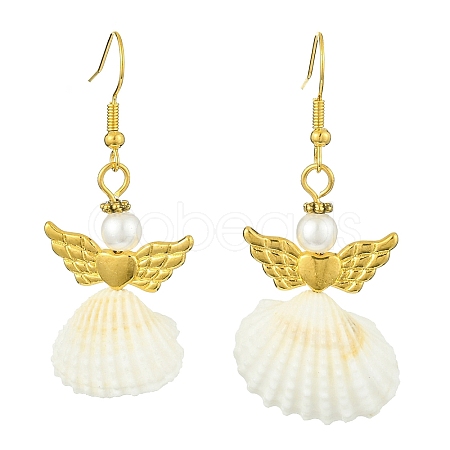 Alloy Fairy Wings Dangle Earrings EJEW-JE05651-02-1
