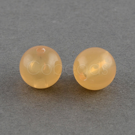 Imitation Jelly Acrylic Beads SACR-R836-6mm-10-1
