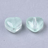 Transparent Spray Painted Glass Beads GLAA-N035-02-A05-2