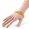 Faceted Glass & Gemstone Stretch Beaded Bracelets Sets BJEW-TA00202-5