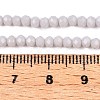 Opaque Solid Color Imitation Jade Glass Beads Strands EGLA-A044-P2mm-D19-4