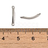 Non-Tarnish 304 Stainless Steel Connector Charms STAS-Q323-11P-3