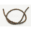 Natural Bronzite Beads Strands X-G-Q605-24-2