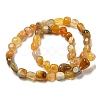 Natural Botswana Agate Beads Strands G-D081-A10-02-3