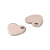 201 Stainless Steel Charms STAS-H191-01B-RG-2