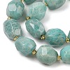 Natural Amazonite Beads Strands G-P541-A01-11-3