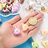 30Pcs Opaque Resin Decoden Cabochons RESI-CJ0002-71-7