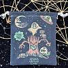 Cloth Tarot Cards Storage Drawstring Bags ZODI-PW0002-08B-1