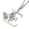 201 Stainless Steel Necklaces NJEW-Q336-01E-P-4