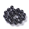 Natural Black Agate Beads Strands G-F620-05A-18mm-2