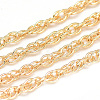 Brass Chains Necklace Making MAK-Q012-05G-1