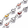 304 Stainless Steel Enamel Chains CHS-P006-01P-02-2