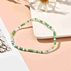 Faceted Round Glass Beads Stretch Bracelet for Teen Girl Women BJEW-JB07072-01-4