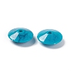 Crackle Opaque Acrylic Beads OACR-C006-42-3