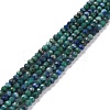 Natural Chrysocolla & Lapis Lazuli Beads Strands G-D463-08A-1