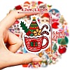 50Pcs Christmas Theme Cartoon Paper Stickers DIY-P085-12-4