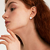 ANATTASOUL 6 Pair 6 Style Brass Clip-on Earrings & Hoop Earrings Sets EJEW-AN0002-43-6