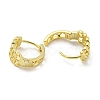 Chain-Shaped Brass Hoop Earrings EJEW-L211-009A-G-2