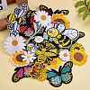 17Pcs 17 Style Computerized Embroidery Cloth Iron on/Sew on Patches DIY-SZ0005-05-4