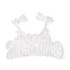 Antler & Word Merry Christmas Dispaly Decoration Silicone Molds DIY-K051-09-2