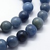 Natural Blue Aventurine Beads Strands X-G-I199-24-10mm-3