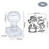 Clear Acrylic Soap Stamps DIY-WH0445-010-4