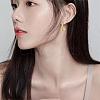 Natural Pearl Teardrop Stud Earrings JE1078A-6
