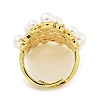 Brass Micro Pave Cubic Zirconia Finger Rings RJEW-L113-012G-3