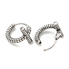 316 Surgical Stainless Steel Hoop Earrings EJEW-D096-14D-AS-2