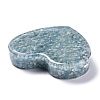 Resin with Natural Aquamarine Chip Stones Ashtray DJEW-F015-03F-3