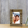 10 Years of Marriage Natural Wood Photo Frames AJEW-WH0292-030-7