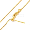 Brass Box Chain Necklaces for Women NJEW-G084-09G-2