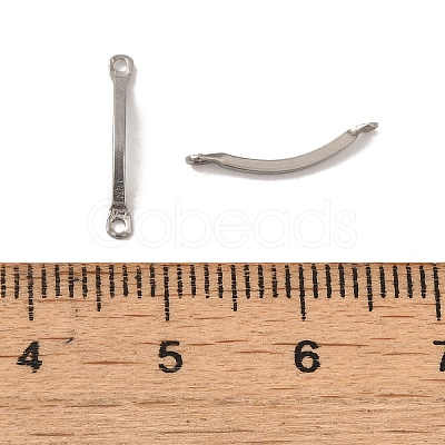 Non-Tarnish 304 Stainless Steel Connector Charms STAS-Q323-11P-1