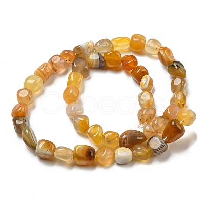 Natural Botswana Agate Beads Strands G-D081-A10-02-1