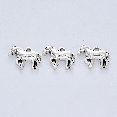 Tibetan Style Alloy Pendants TIBE-R316-068AS-RS-1