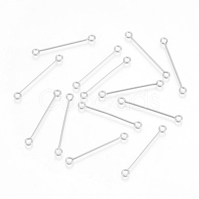 Tarnish Resistant 304 Stainless Steel Double Sided Eye Pins STAS-O101-66P-1