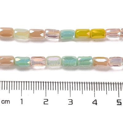 Electroplate Glass Beads Strands EGLA-D030-08H-1