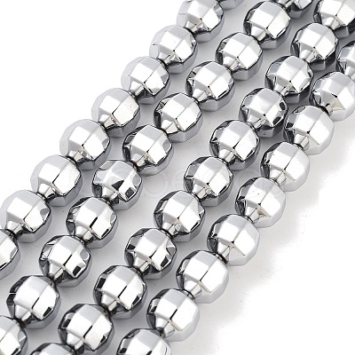 Electroplate Non-magnetic Synthetic Hematite Bead Strands G-F300-30-01-1