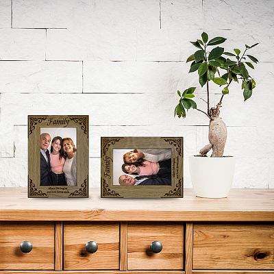 Natural Wood Photo Frames AJEW-WH0292-058-1